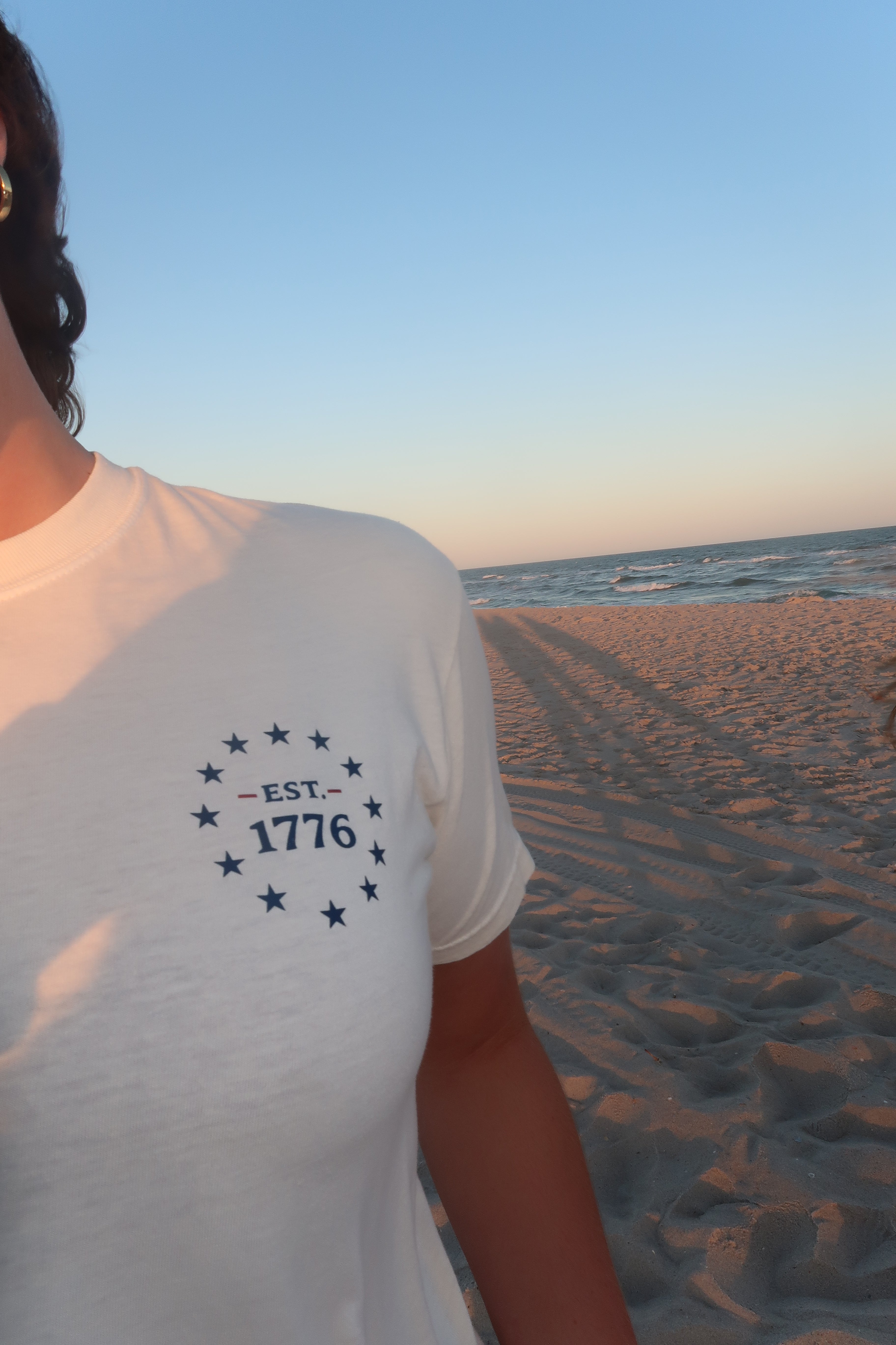 Youth White Uncle Sam T-shirt